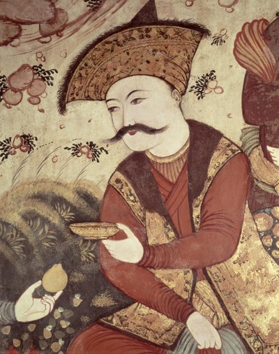 Shah Abbas I (1588-1629) (detail) by Persian School